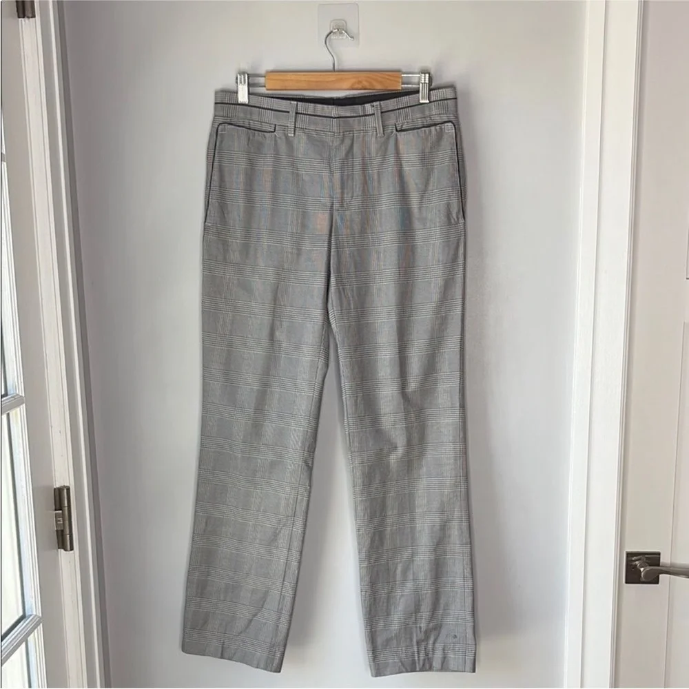 Zara Mens Plaid Trousers Pants Men's Size